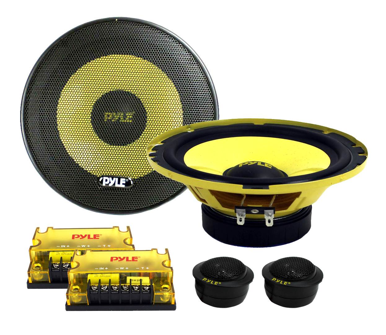 PYLE PLG6C 6.5" 400W 2 Way Car Audio Component Speakers Set Power System - Find Fresh Goods
