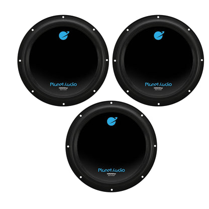 Planet Audio 10" 1500W Dual 4 Ohm Voice Coil Car Audio Power Subwoofer (3 Pack) - Find Fresh Goods