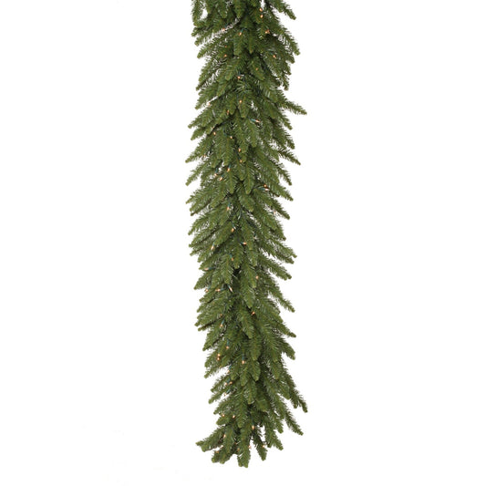 Vickerman 50 Foot Camdon Artificial Garland Decoration with Clear String Lights