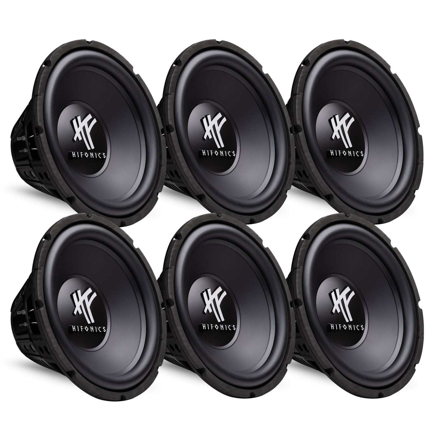 Hifonics 12" 800 Watt 4 Ohm DVC Car Audio Subwoofer Power Bass Sub (6 Pack) - Find Fresh Goods