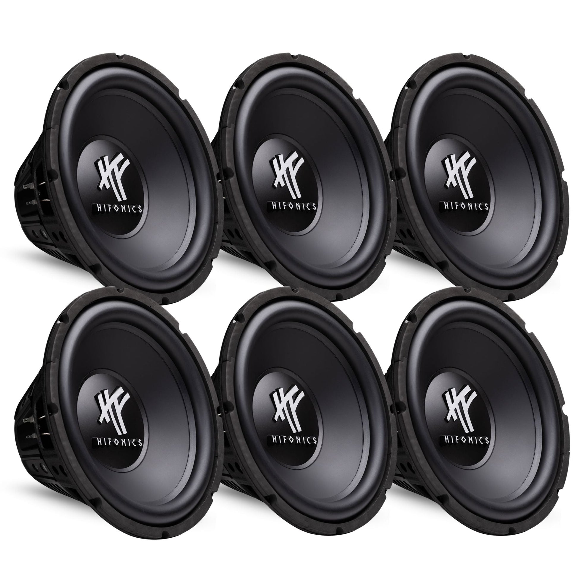 Hifonics 12" 800 Watt 4 Ohm DVC Car Audio Subwoofer Power Bass Sub (6 Pack) - Find Fresh Goods