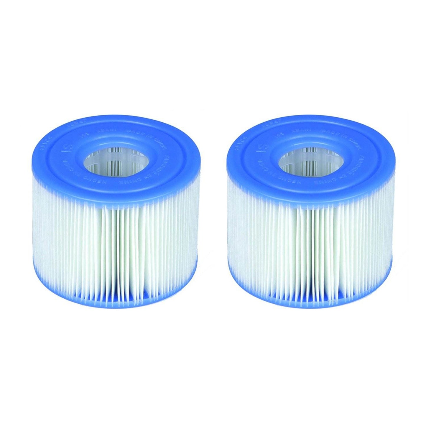 Intex Seat for Inflatable PureSpa Hot Tub & S1 Pool Filter Cartridges (6 Pack)