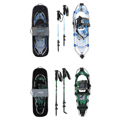 Yukon Charlie's Advanced 8"x21"Women's Snowshoe Kit & 9"x30" Men's Snowshoe Kit