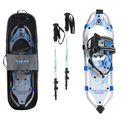 Yukon Charlie's Advanced 8"x21"Women's Snowshoe Kit & 9"x30" Men's Snowshoe Kit