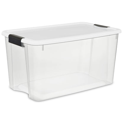 Sterilite 70 Quart Ultra Latch Storage Box (4 Pack) & 64 Qt. Container (6 Pack)