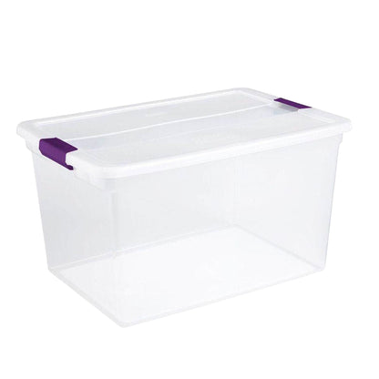 Sterilite 66 Quart Storage Totes, 6 Pack, and 6 Quart Storage Totes, 12 Pack