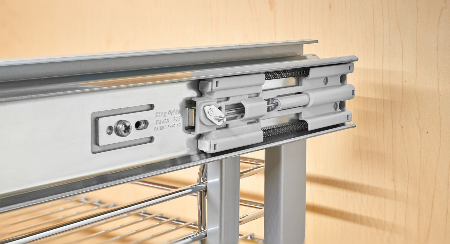 Rev-A-Shelf 18" Blind Corner Kitchen Cabinet Organizer w/ Soft-close, 5PSP-18SC-CR