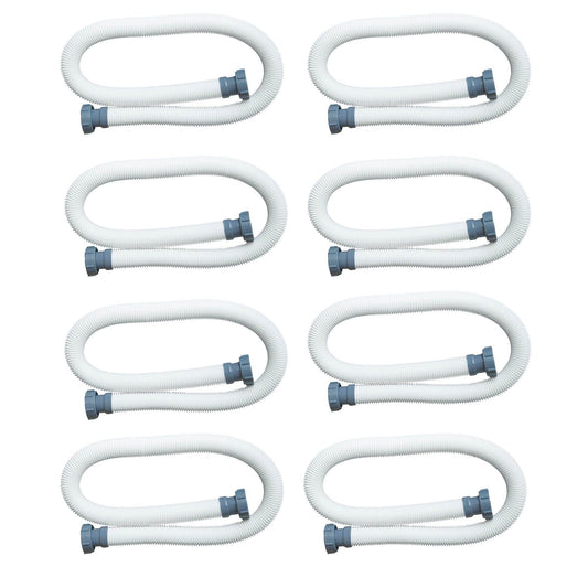 Intex 1.5 Inch Diameter Water Accessory Pool Pump Replacement Hose (8 Pack)