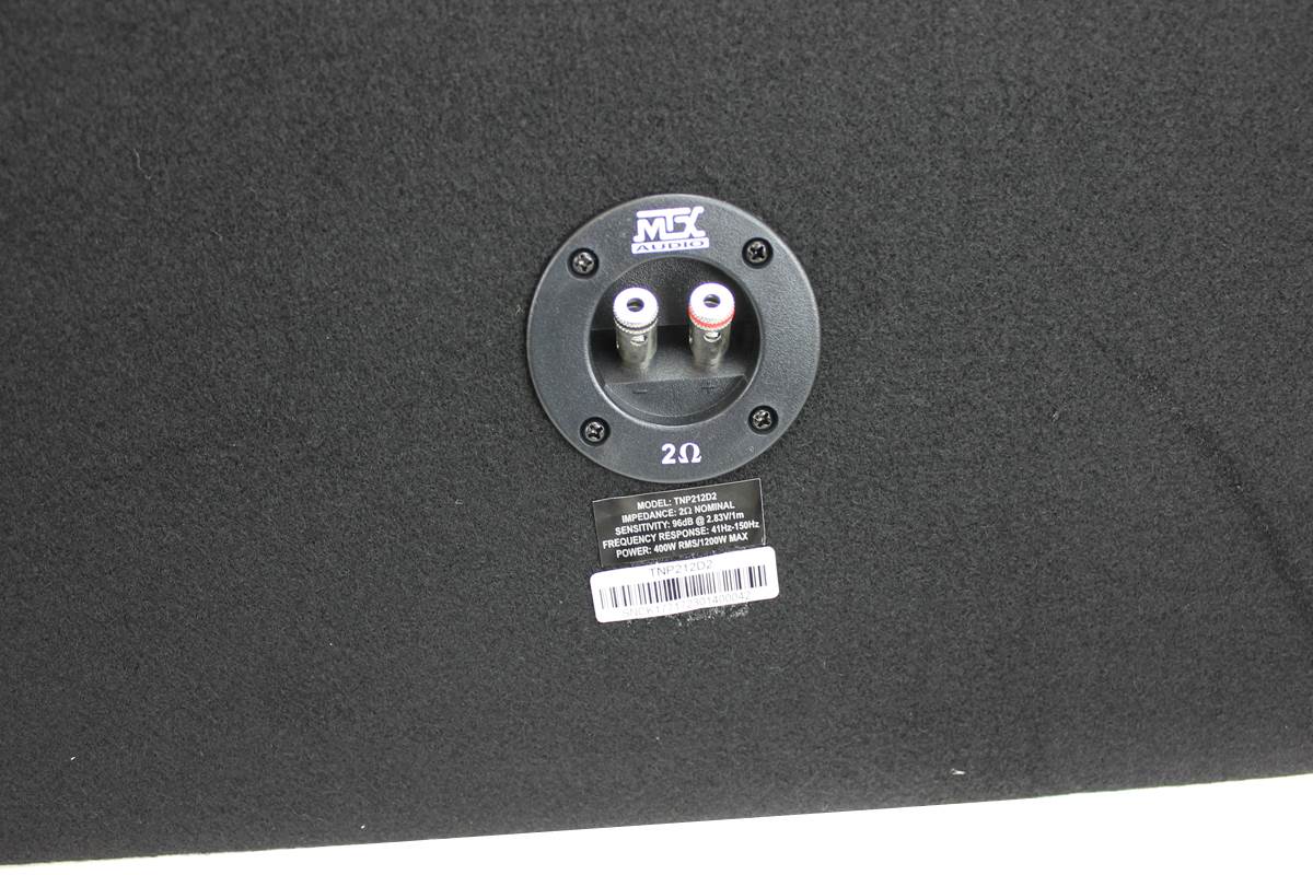 MTX 12" 1200W Dual Loaded Car Subwoofer Audio w/ Sub Box + Amplifier (2 Pack) - Find Fresh Goods