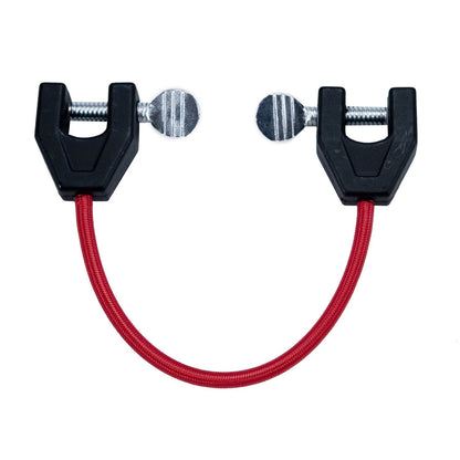 Lucky Bums Kids Easy Wedge Ski Bungee Cord Training Aid Tip Connector Kit, Red