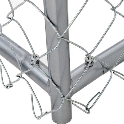 Lucky Dog 10 x 5 x 4 Foot Heavy Duty Outdoor Chain Link Kennel Enclosure (2 Pk)