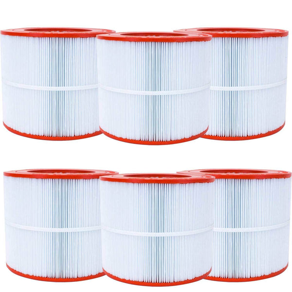Unicel C-9405 Replacement 50 Sq Ft Pool Spa Filter Cartridge, 217 Pleats, 6 Pack
