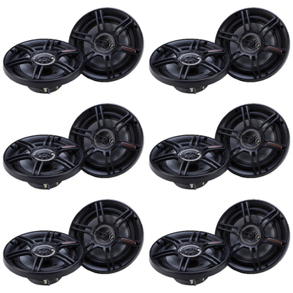 Crunch CS-653 300 Watts 6.5-Inch 3-Way 4 Ohms Steel Basket CS Speakers (12 Pack) - Find Fresh Goods