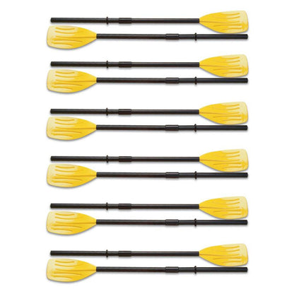 Intex Set of 48" Paddles Inflatable Boat Ribbed French Oars (12 Pack)