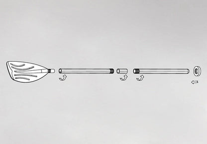 Intex Set of 48" Paddles Inflatable Boat Ribbed French Oars (12 Pack)