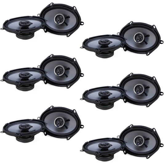 Crunch 250W Full Range 2 Way Coaxial Car Audio 5x7 by 6x8" Speaker (12 Pack) - Find Fresh Goods