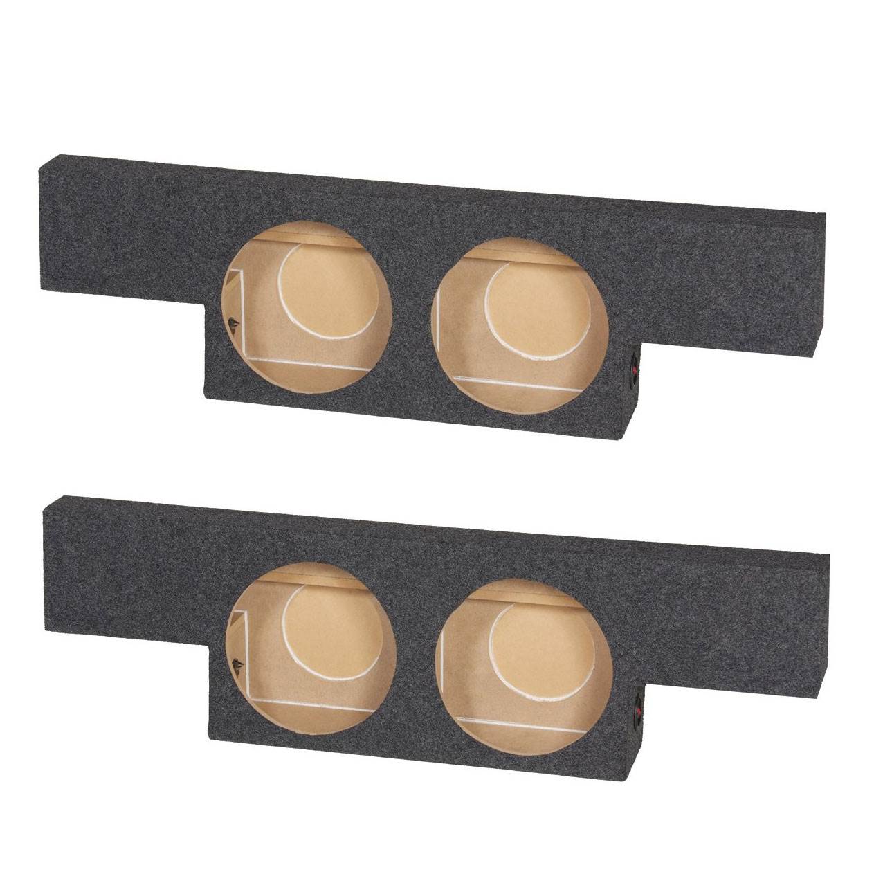 QPower Non HD Crew Cab Dual 10" Subwoofer Box  (2 Pack) - Find Fresh Goods