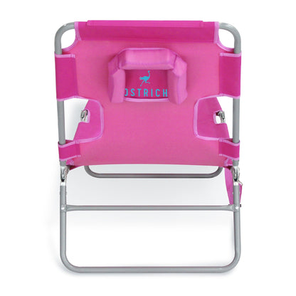 Ostrich Chaise Lounge Folding Portable Sunbathing Poolside Beach Chair (2 Pack)