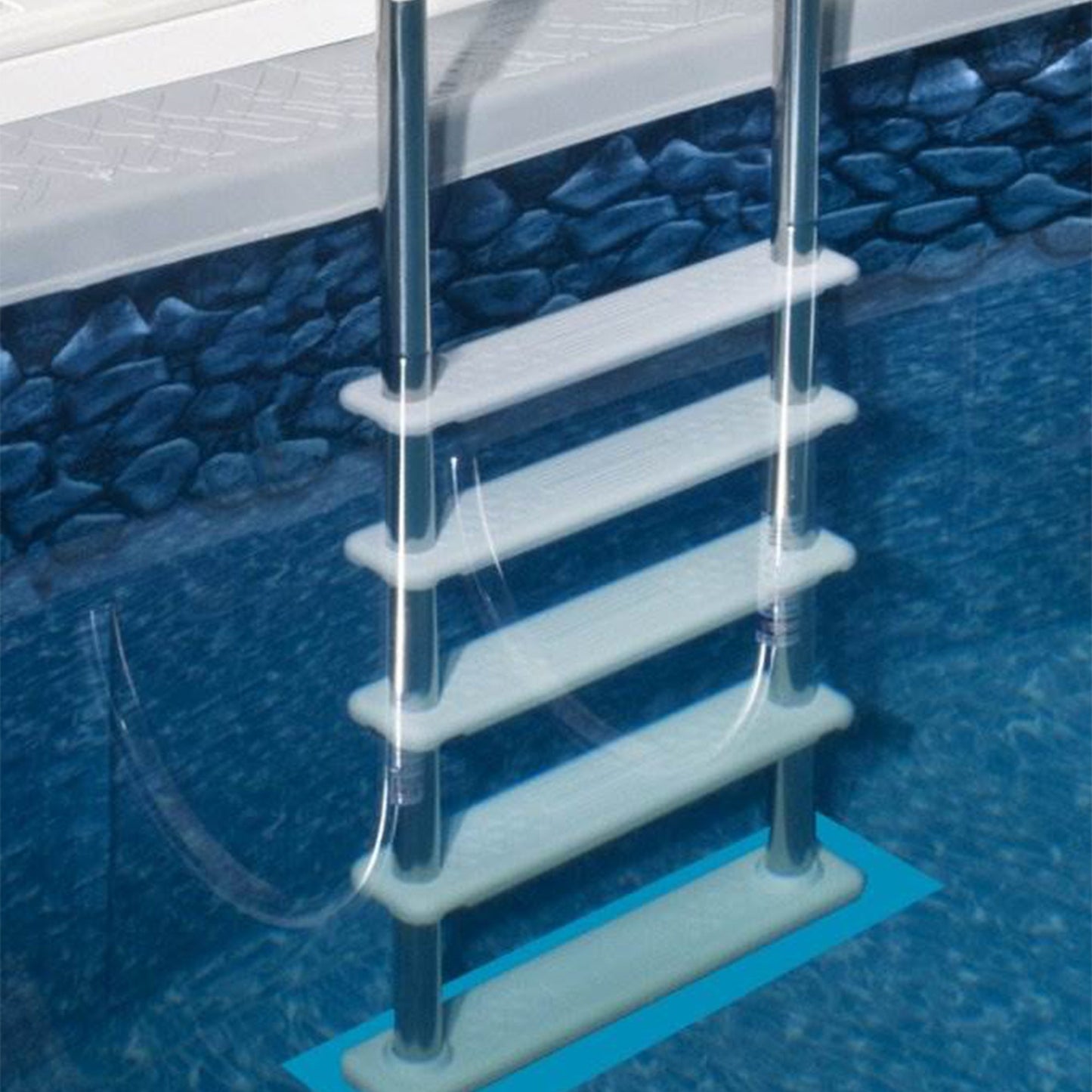 Vinyl Works In Step Above Ground Swimming Pool Ladder & Protective Ladder Mat
