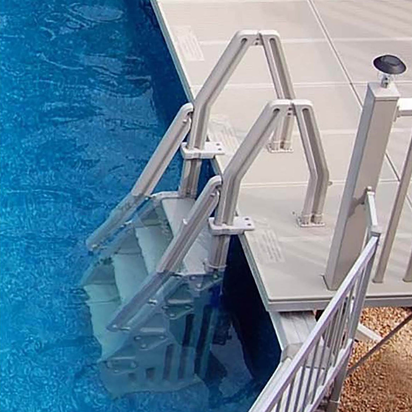 Vinyl Works In Step Above Ground Swimming Pool Ladder & Protective Ladder Mat
