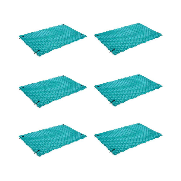 Intex Giant Inflatable Floating Swimming Pool Lake Mat Platform Pad (6 Pack)