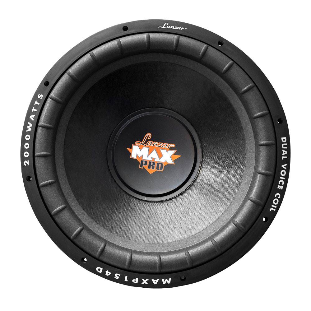 Lanzar MAXP124D Max Pro 15" 2000W Power Dual 4 Ohm Car Subwoofer Audio System - Find Fresh Goods
