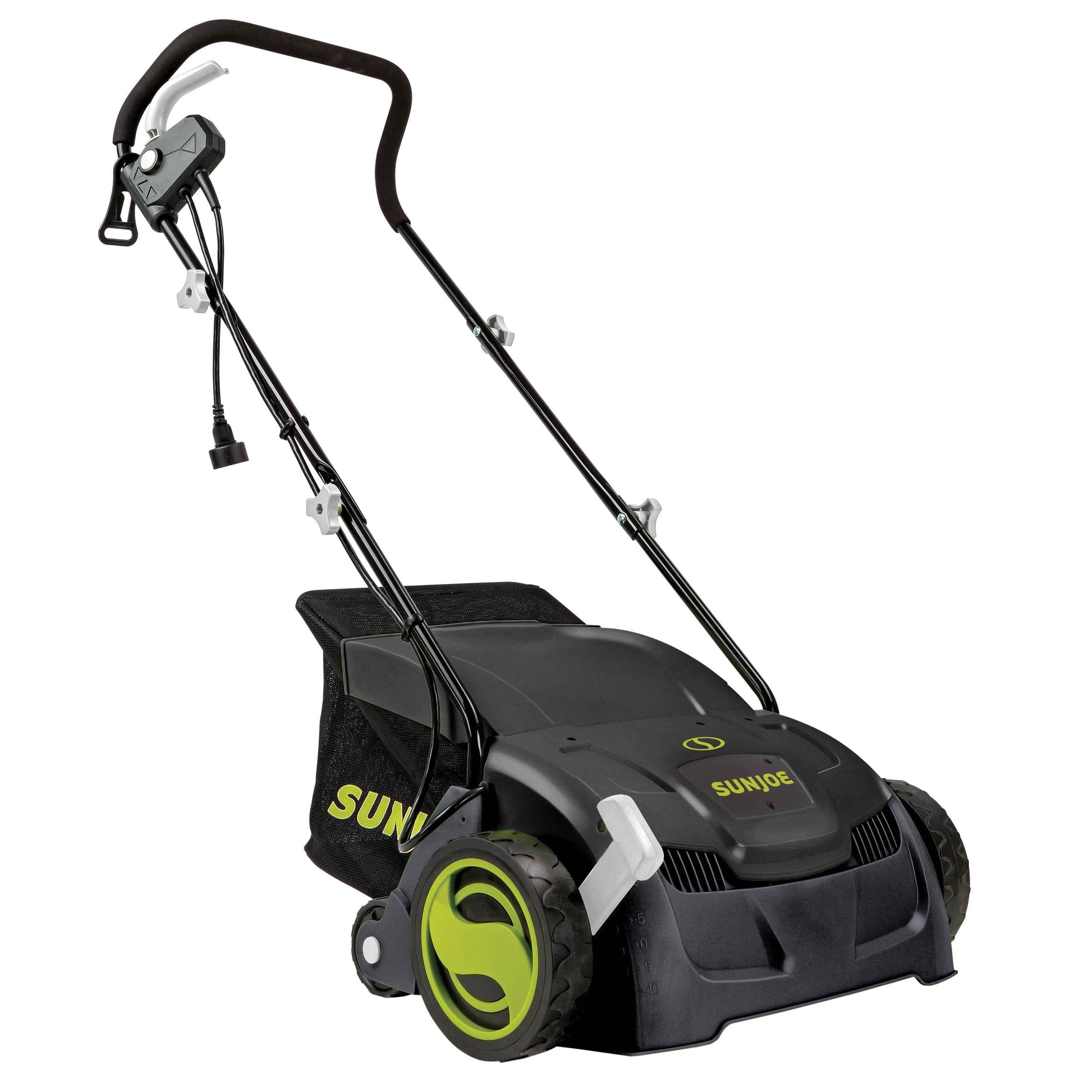 Sun Joe 12 Amp Electric Dethatcher and Scarifier with 8 Gallon Bag