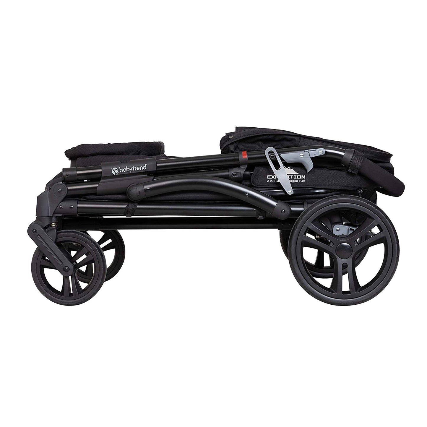 Baby Trend Expedition 2 in 1 Push or Pull Stroller Wagon Plus w/ Canopy, Black