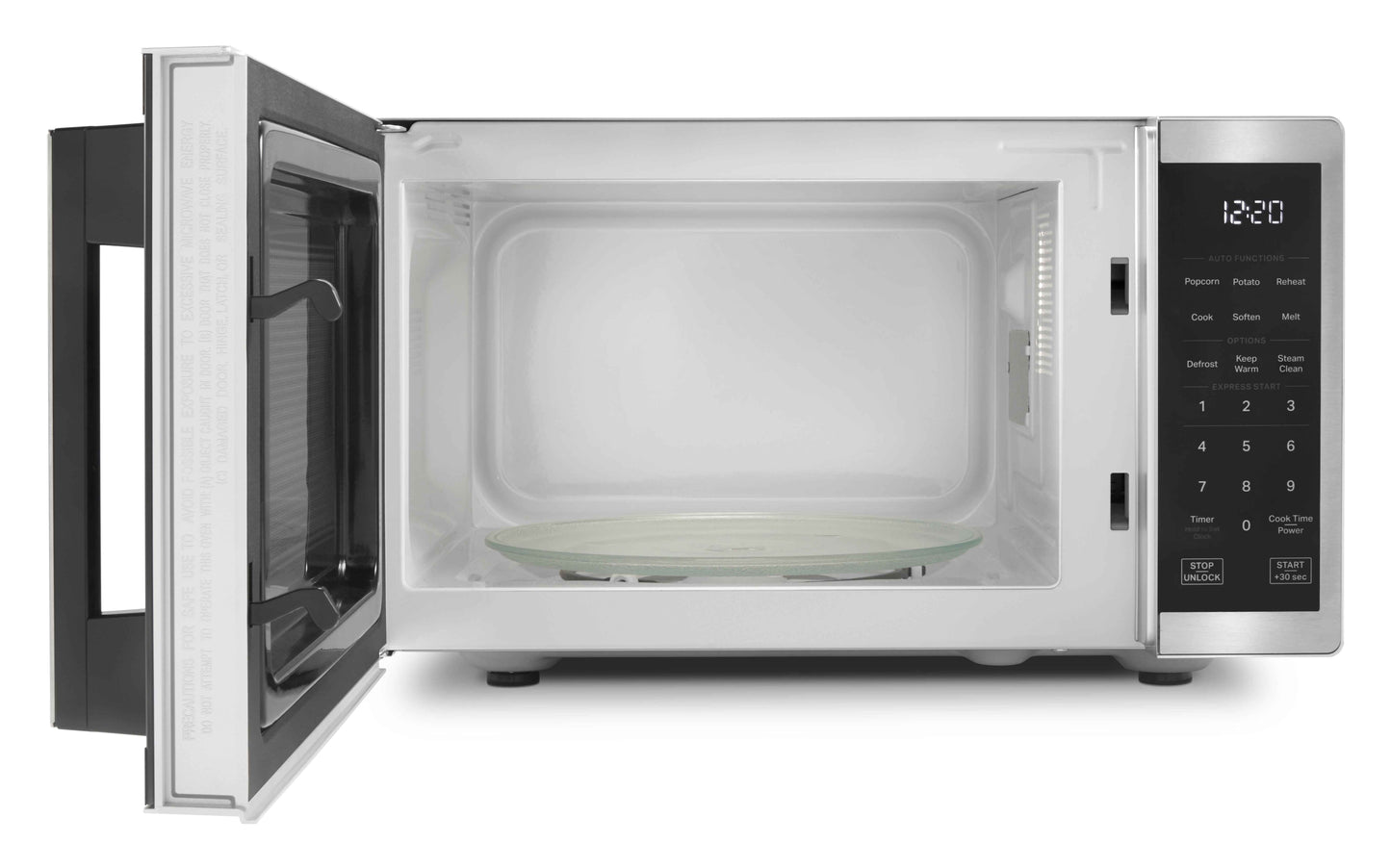 Whirlpool 0.9 cu. ft. Stainless Steel Countertop Microwave With Steam Clean - 900 Watt