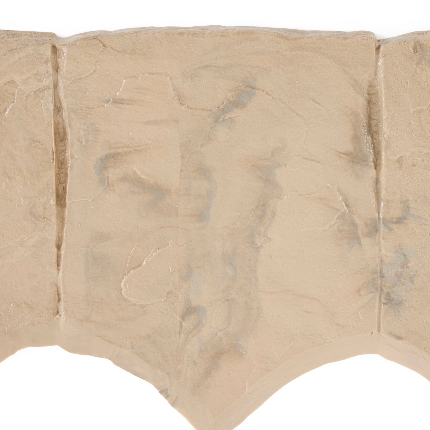 Suncast Landscape Design Border Decorative Natural Rock Plastic Edging (40 Pack)