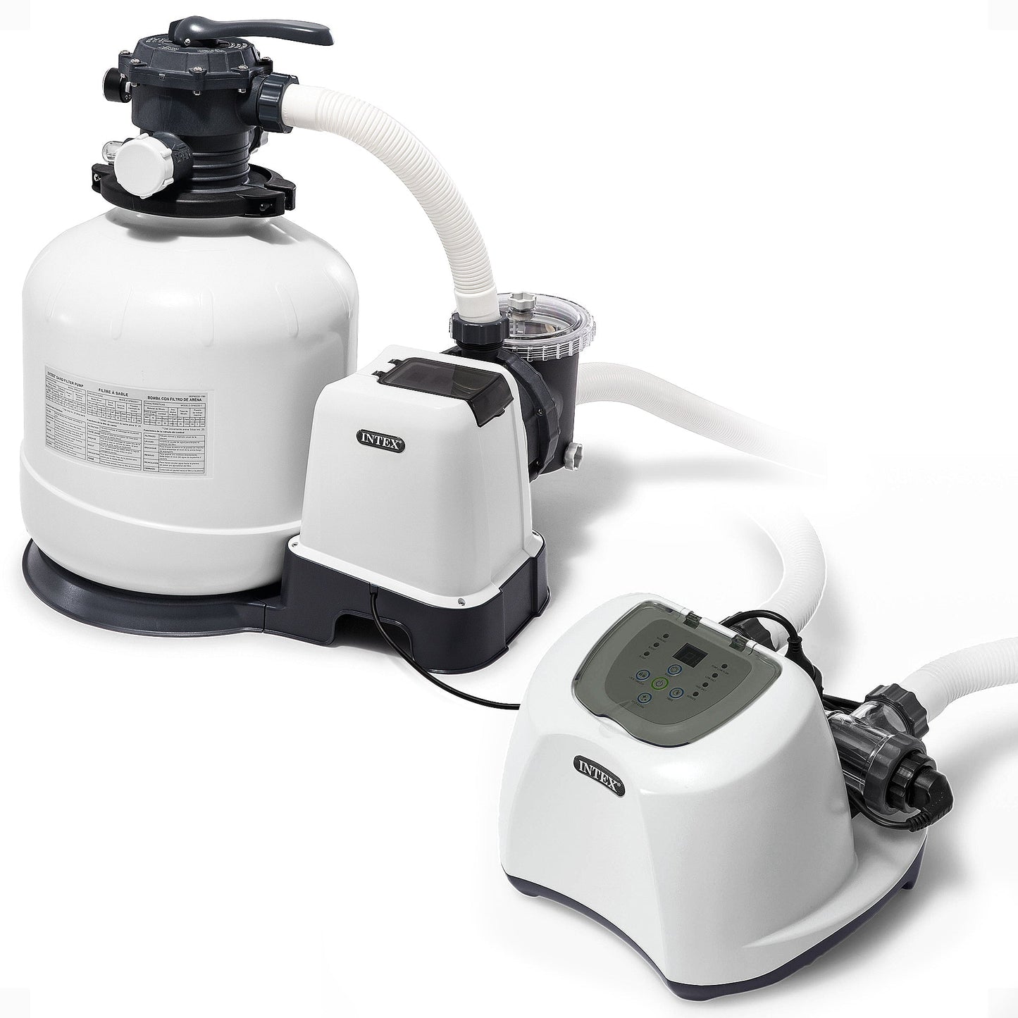 Intex 3000 GPH Sand Filter Pump and Saltwater System for Above Ground Pools