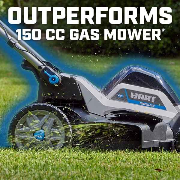 HART 40V 20" Self-Propelled Dual Blade Mower