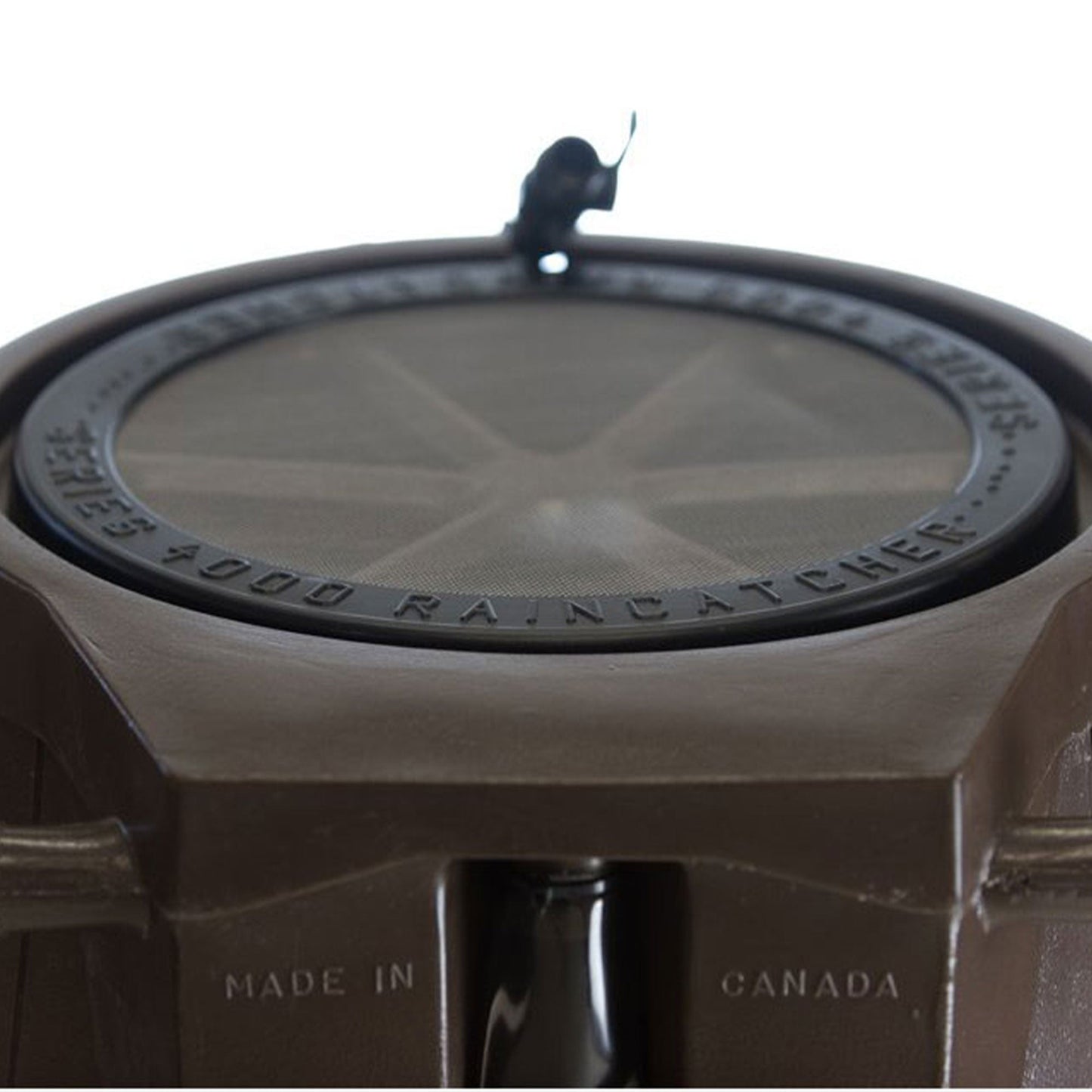 FCMP Outdoor 50-Gallon BPA Free Home Rain Water Catcher Barrel, Brown (2 Pack)