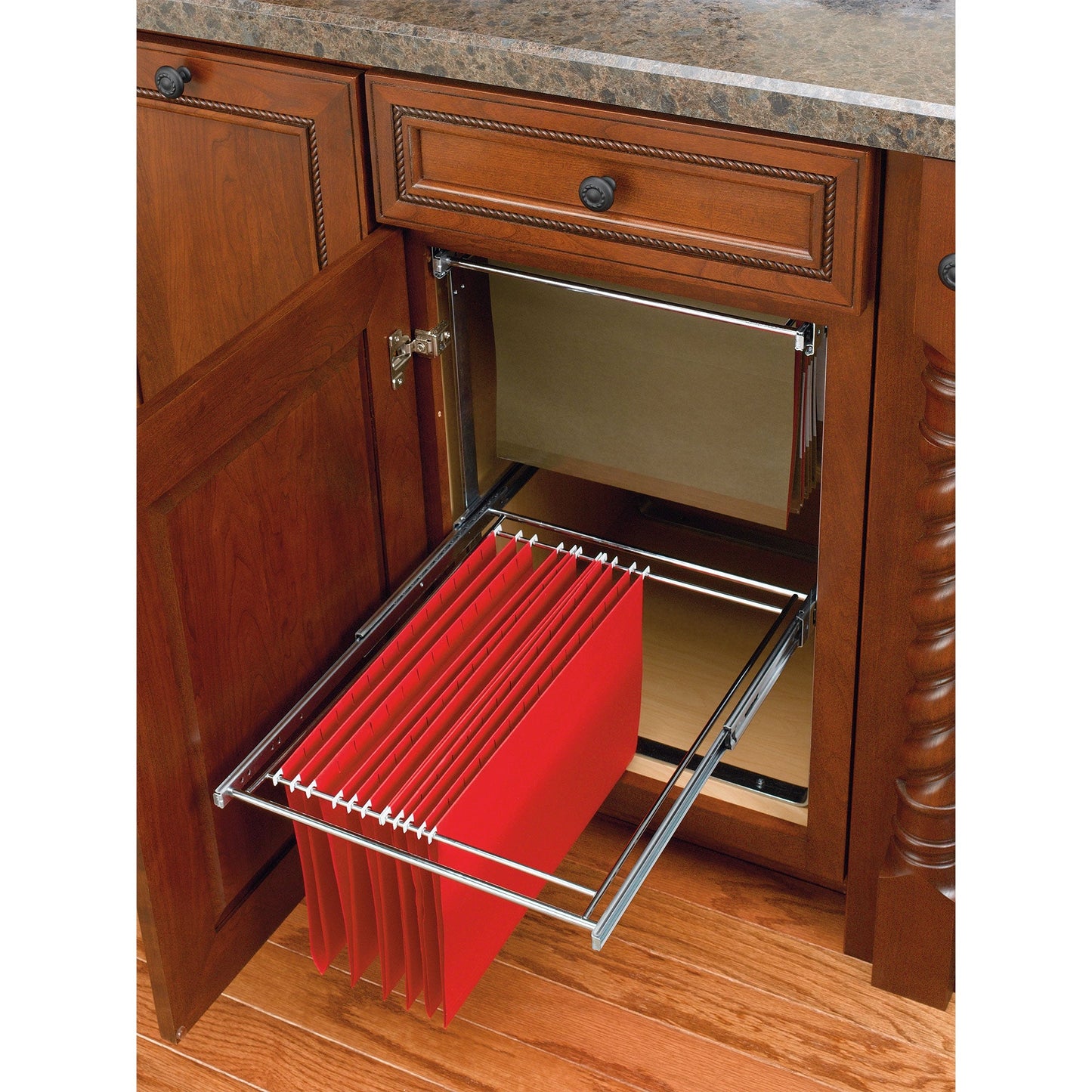 Rev-A-Shelf  (2) 14.5" Tier Base Cabinet File Drawer Organizer System, RAS-FD-KIT