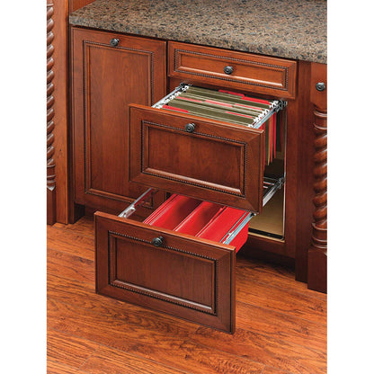 Rev-A-Shelf  (2) 14.5" Tier Base Cabinet File Drawer Organizer System, RAS-FD-KIT