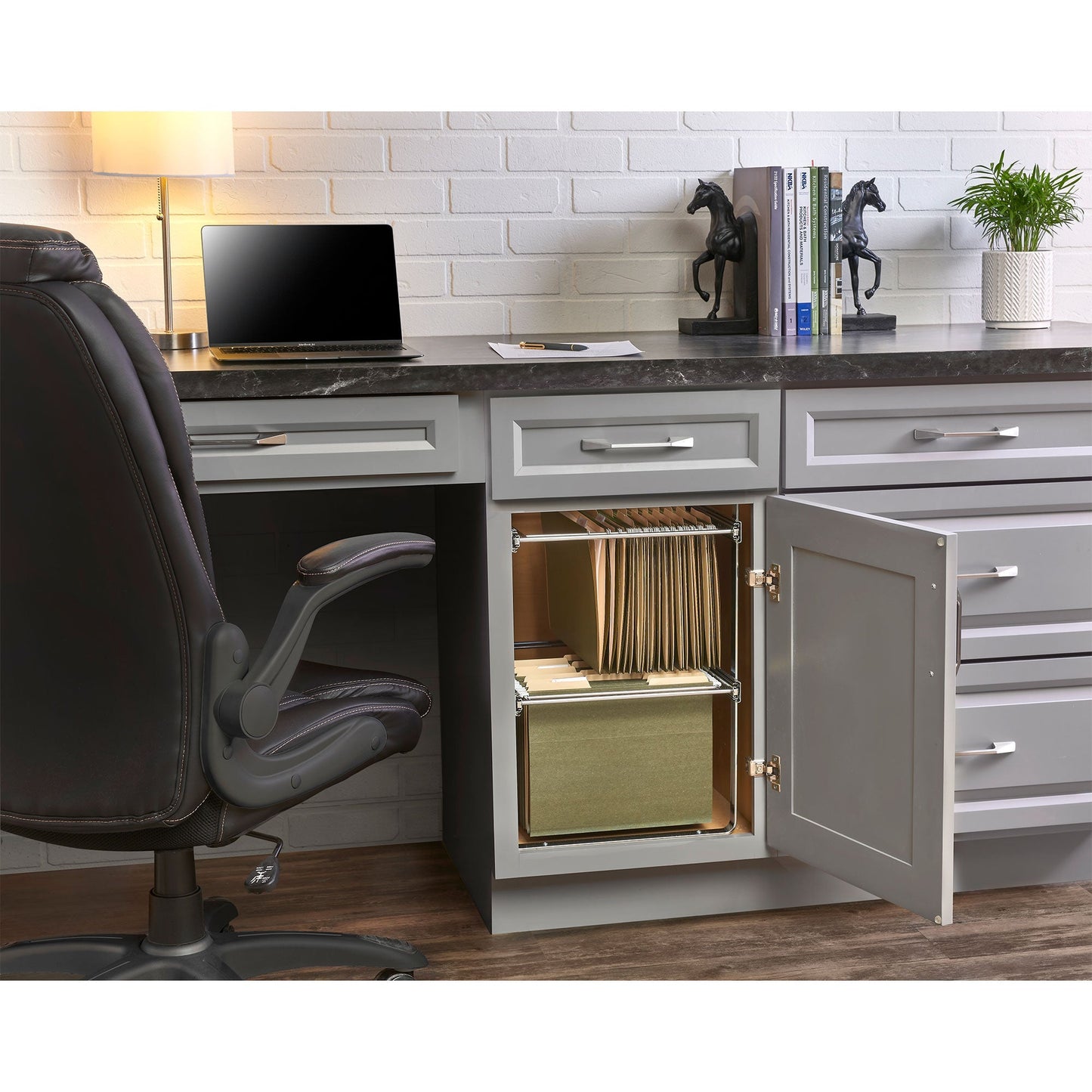 Rev-A-Shelf  (2) 14.5" Tier Base Cabinet File Drawer Organizer System, RAS-FD-KIT