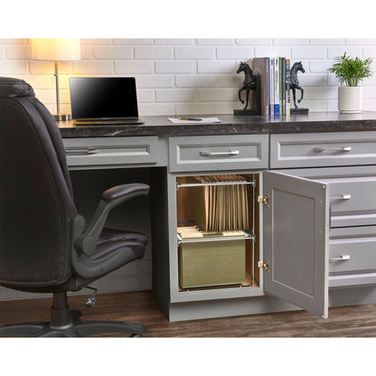 Rev-A-Shelf  (2) 14.5" Tier Base Cabinet File Drawer Organizer System, RAS-FD-KIT