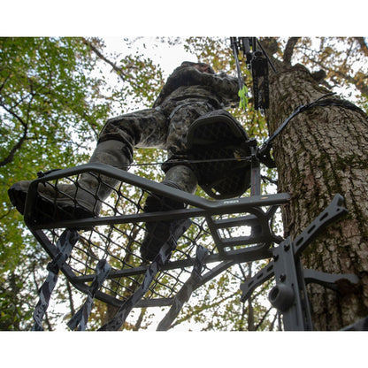 Hawk Helium XL Hang-On Treestand, Ultimate Large and Lightweight Stand, Grey