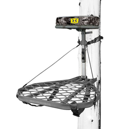 Hawk Helium XL Hang-On Treestand, Ultimate Large and Lightweight Stand, Grey