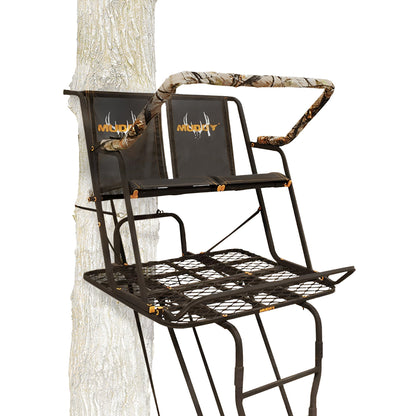 Muddy The Partner 17 Foot Hunting Ladderstand, 2 Person Climbing Tree Stand