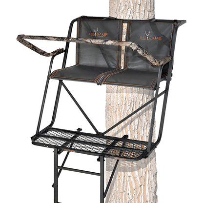 Big Game The Big Buddy Deer Hunting Ladder Climbing Tree Stand w/Flex-Tek Seat