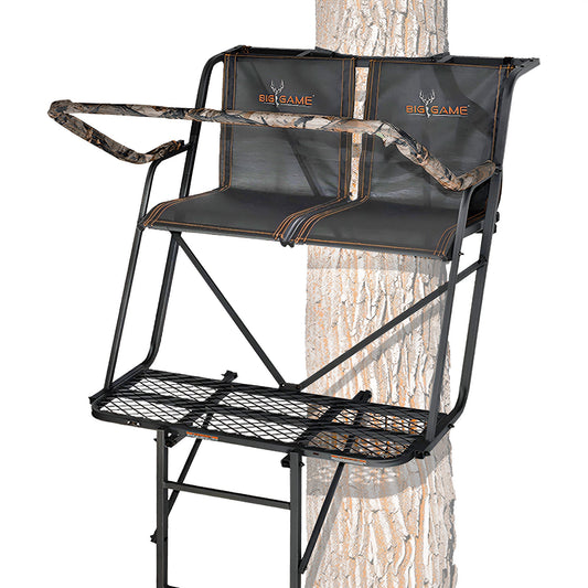 Big Game The Big Buddy Deer Hunting Ladder Climbing Tree Stand w/Flex-Tek Seat
