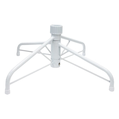 Home Heritage Tinsel 7' Pencil 150 LED Pre-Lit Artificial Christmas Tree, White