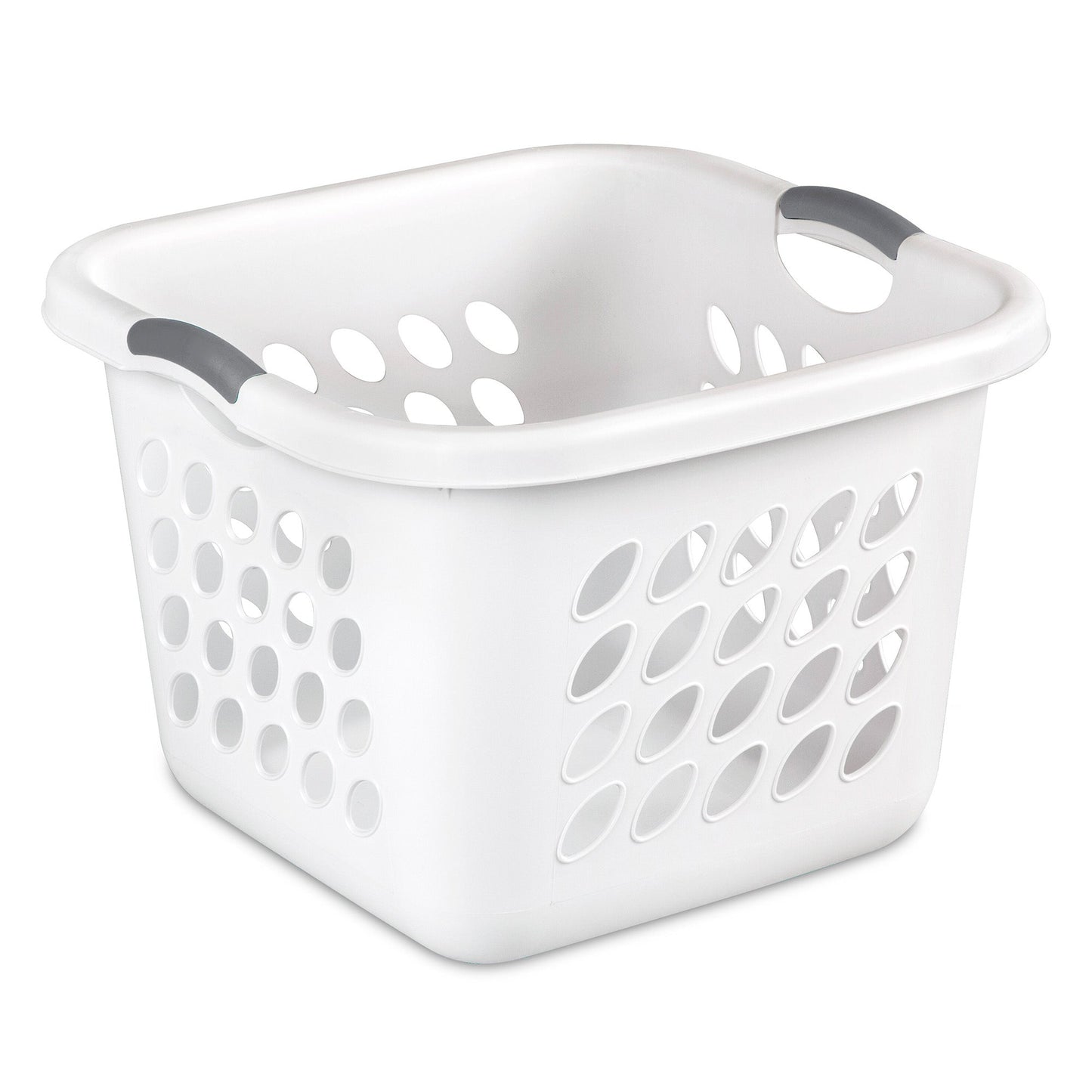 Sterilite Ultra 14 gal Square Plastic Laundry Basket w/Gripped Handles, (6 Pack)