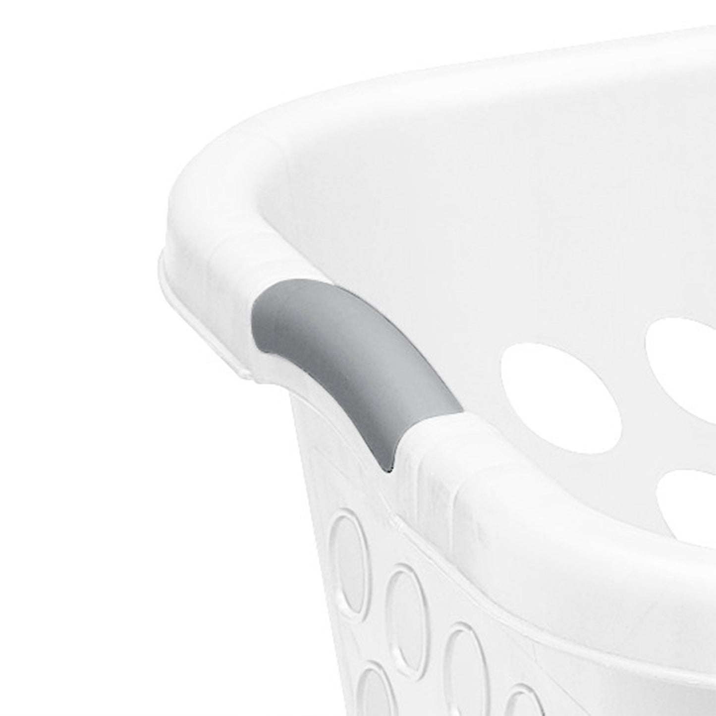 Sterilite Ultra Square Laundry Basket, 1.5 Bushel Clothes Hamper, White, 12 Pack