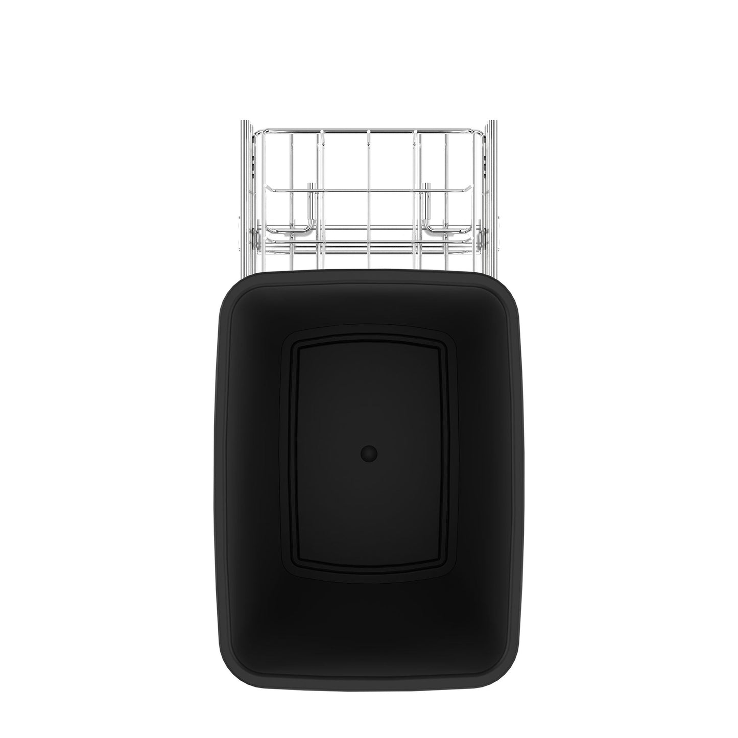 Rev-A-Shelf Pullout Trash Can 35 qt. for Kitchen Cabinets, Black, RV-12KD-18C S