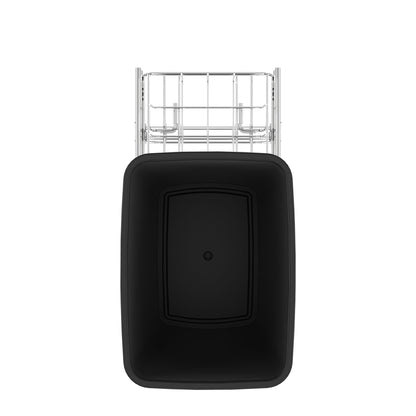 Rev-A-Shelf Pullout Trash Can 35 qt. for Kitchen Cabinets, Black, RV-12KD-18C S