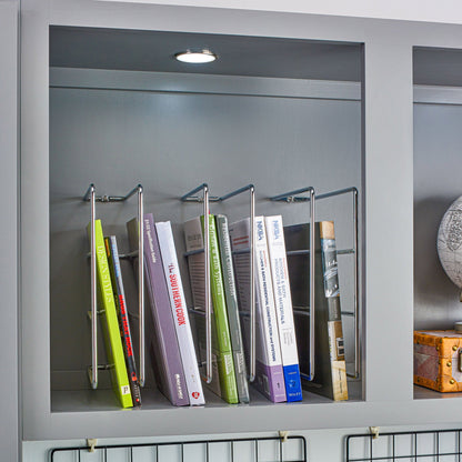 Rev-A-Shelf U-Shaped Bakeware Divider Cabinet Organizer Chrome, 596-10CCR-52