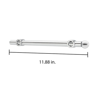 Rev-A-Shelf 12" Extendable Metal Designer Closet Valet Rod, Chrome, CVR-12-CR
