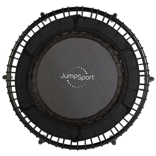 JumpSport 250 Workout Rebounder for Adults, 39" Mini Fitness Trampoline, Black